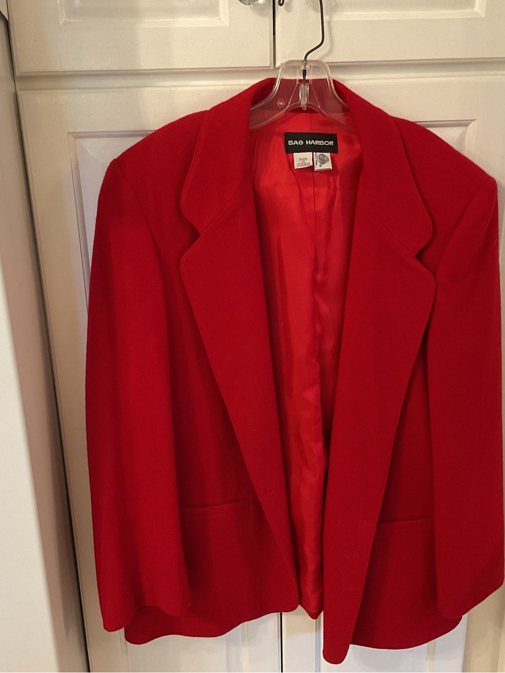 Sag Harbor Bold Red Women's Blazer